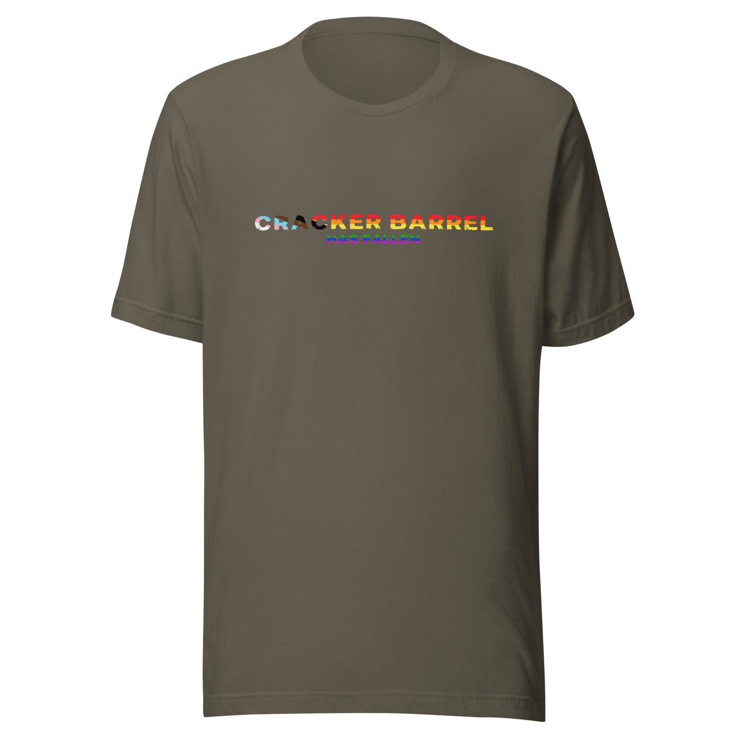 Cracker Barrel Has Fallen Pride Variant Unisex t-shirt